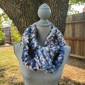 Handmade infinity scarf